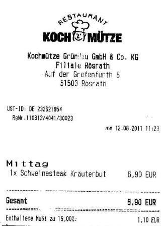 essg Hffner Kochmtze Restaurant